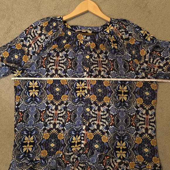 Anne Taylor LOFT Floral Pattern Dress Size L - Picture 4 of 7